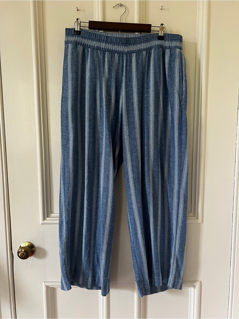 Old Navy stripe wide leg pants | size LP